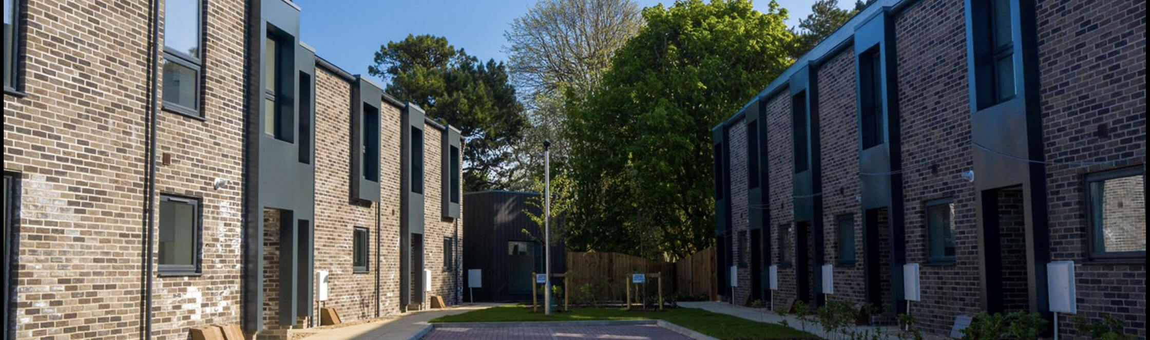 Modern housing development