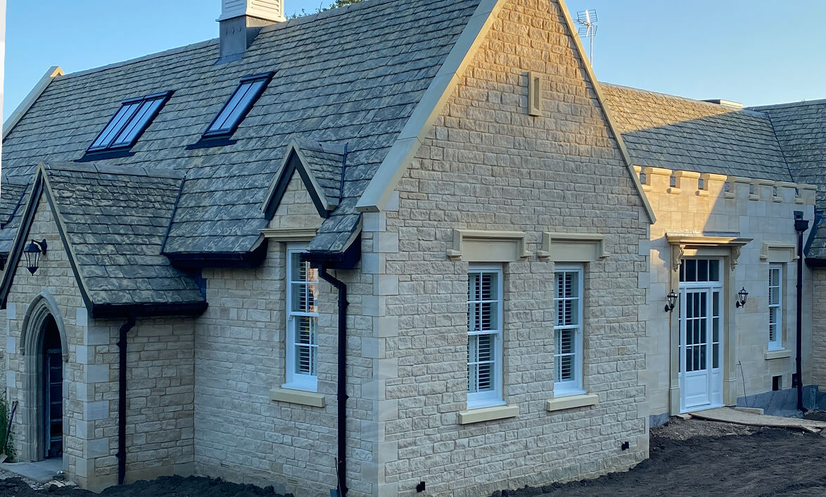 Stone house finished